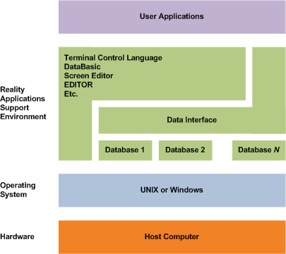 Simplified schematic of Reality on host