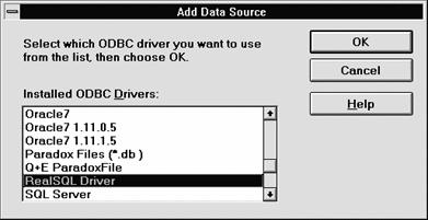 Add Data Source dialog