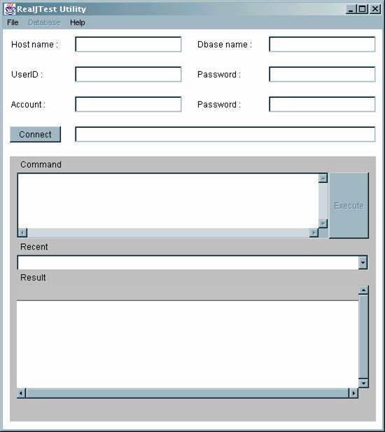 RealJTest Utility dialog