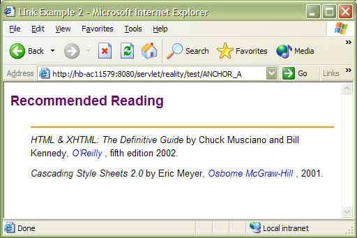 Subroutine result in browser