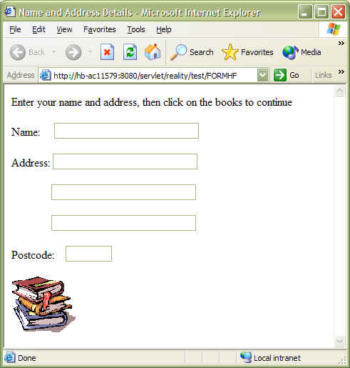 Subroutine result in browser - step 1