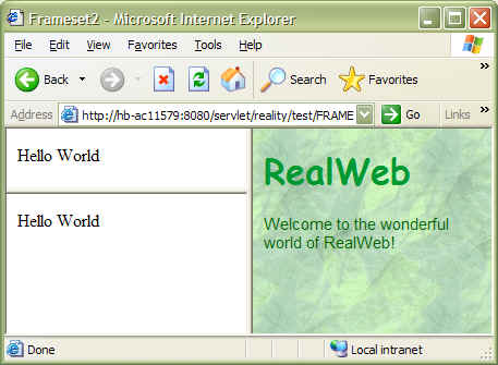 Subroutine result in browser
