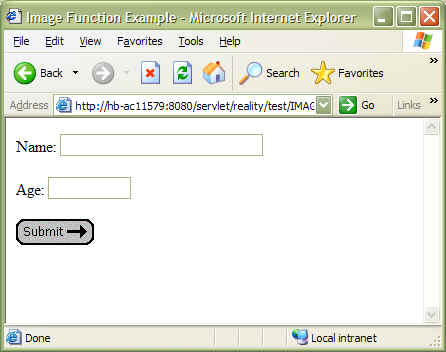 Subroutine result in browser
